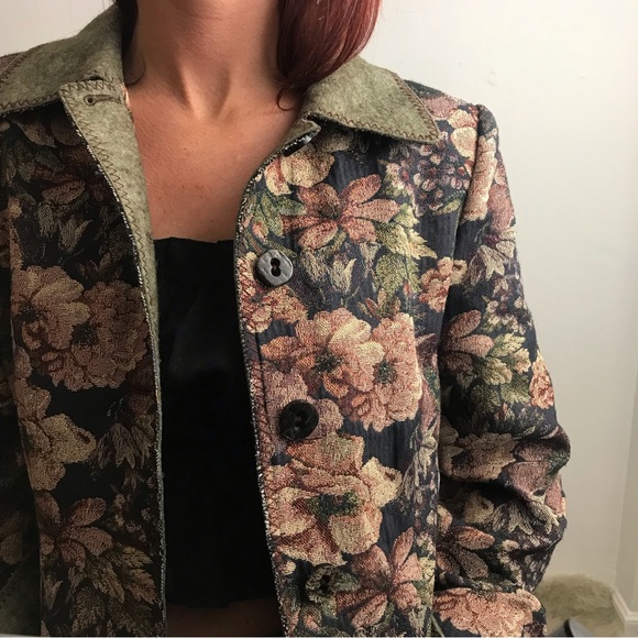 Philosophy Di Alberta Ferretti 90’s Romantic Tapestry Maxi Runway Rare Coat - Picture 7 of 16